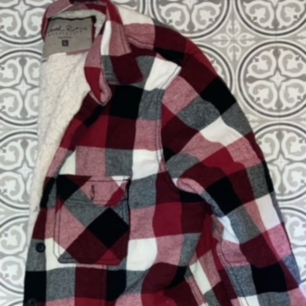 Plaid Sherpa Jacket